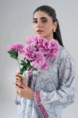 2PC Unstitched Printed Lawn Shirt and Trouser KST-4064