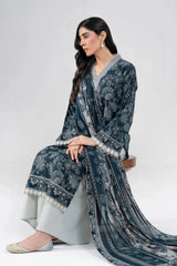2PC Unstitched Printed Lawn Shirt & Dupatta | KSD-4099