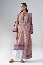2PC Unstitched Printed Lawn Shirt & Dupatta | KSD-4101