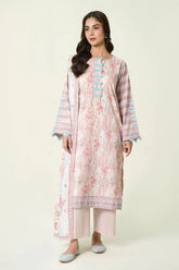 2PC Unstitched Printed Lawn Shirt & Dupatta | KSD-4103