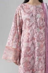 3PC Embroidered Unstitched Lawn Suit | KCE-4019