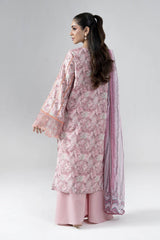3PC Embroidered Unstitched Lawn Suit | KCE-4019