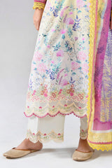 3PC Embroidered Unstitched Lawn Suit | KCE-4020