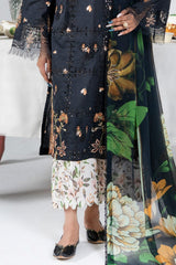 3PC Embroidered Unstitched Lawn Suit | KCE-4022