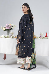 3PC Embroidered Unstitched Lawn Suit | KCE-4022