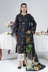 3PC Embroidered Unstitched Lawn Suit | KCE-4022