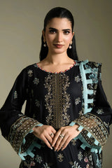 3PC Embroidered Unstitched Lawn Suit | KCE-4088