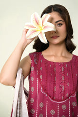 3PC Unstitched Printed Lawn Suit | KLA-3908