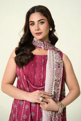 3PC Unstitched Printed Lawn Suit | KLA-3908