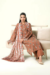 3PC Unstitched Printed Lawn Suit | KLA-3977