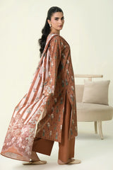3PC Unstitched Printed Lawn Suit | KLA-3977
