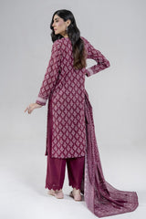 3PC Unstitched Printed Lawn Suit | KLA-3983