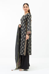 PRINTED LAWN UNSTITCHED 3 PIECE SUIT