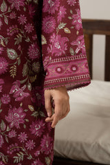 PRINTED LAWN UNSTITCHED 3 PIECE SUIT