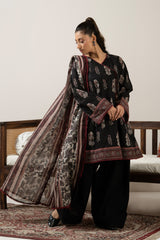 PRINTED LAWN UNSTITCHED 3 PIECE SUIT