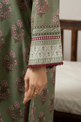 PRINTED LAWN UNSTITCHED 3 PIECE SUIT