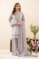 EMBROIDERED LAWN UNSTITCHED 3 PIECE SUIT