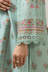 PRINTED LAWN UNSTITCHED 3 PIECE SUIT