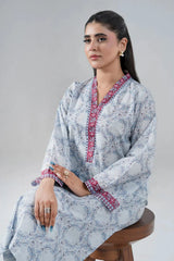 2PC Unstitched Printed Lawn Shirt and Trouser KST-4064