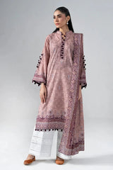 2PC Unstitched Printed Lawn Shirt & Dupatta | KSD-4101
