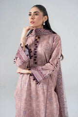 2PC Unstitched Printed Lawn Shirt & Dupatta | KSD-4101