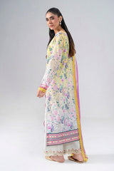 3PC Embroidered Unstitched Lawn Suit | KCE-4020