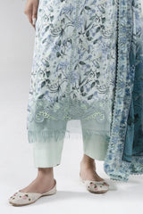 3PC Embroidered Unstitched Lawn Suit | KCE-4021