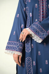 3PC Embroidered Unstitched Lawn Suit | KCE-4085