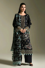 3PC Embroidered Unstitched Lawn Suit | KCE-4088