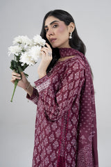 3PC Unstitched Printed Lawn Suit | KLA-3983