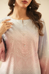 PRINTED LAWN UNSTITCHED 3 PIECE SUIT