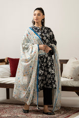 PRINTED LAWN UNSTITCHED 3 PIECE SUIT