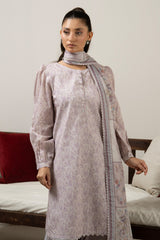 PRINTED LAWN UNSTITCHED 3 PIECE SUIT