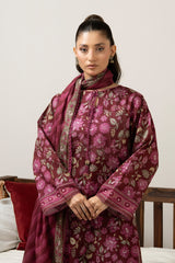 PRINTED LAWN UNSTITCHED 3 PIECE SUIT