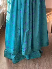 3 Piece - Lawn Printed Dress With Plazo