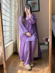 3 Piece - Lawn Dress with Shalwar